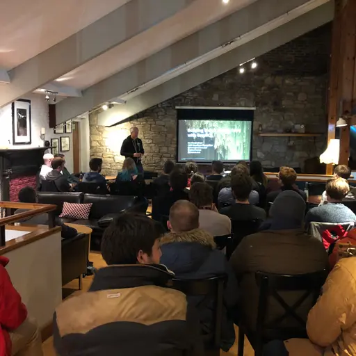 People attending a JSNE event.