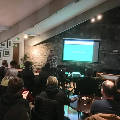 Nathun Dunn presenting 'A point of Vue' at the Jazz Cafe